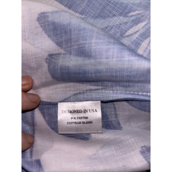 New $189 HT 360 Collective Small White Blue Banana Print Maxi Tropical Skirt - Picture 11 of 12